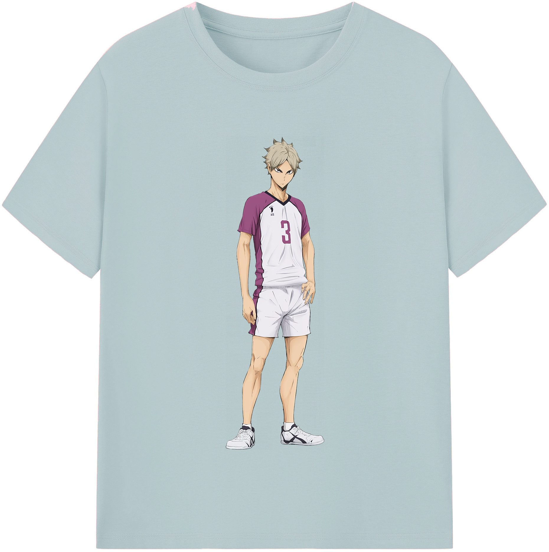 （画像用） ハイキュー!! Haikyu!! 綿100％半袖Tシャツ（フロントプリント）